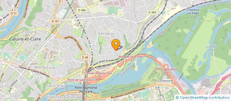 localisation de l'entreprise M EXPERTISE à CALUIRE-ET-CUIRE