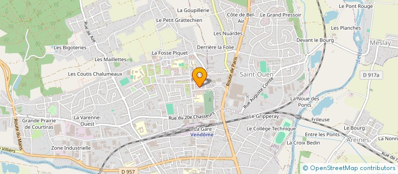 localisation de l'entreprise M.EXT. à VENDOME