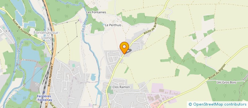 localisation de l'entreprise M F 2 D  FERRIERES-EN-GATINAIS