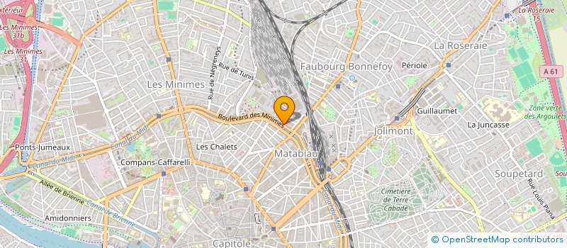 localisation de l'entreprise M & F à TOULOUSE