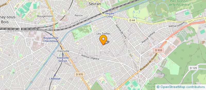 localisation de l'entreprise M.F.A  SEVRAN