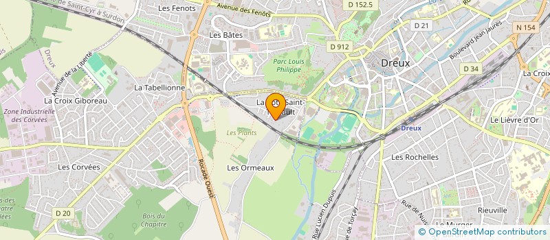 localisation de l'entreprise M.F.A à VERNOUILLET