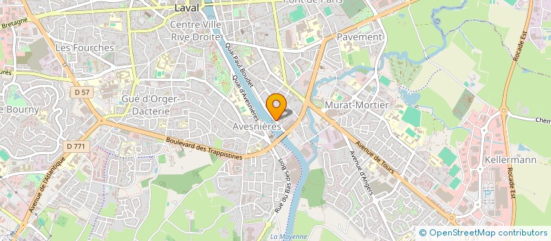 localisation de l'entreprise M.F. ATTILA à LAVAL