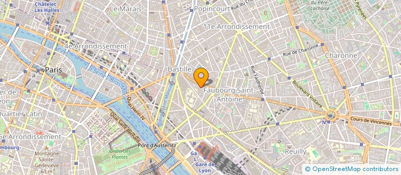 localisation de l'entreprise M.F.BOIS  PARIS