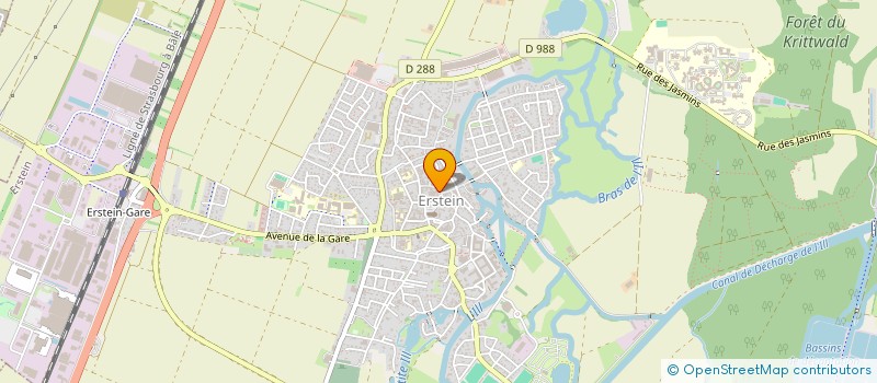 localisation de l'entreprise M.F.C  ERSTEIN