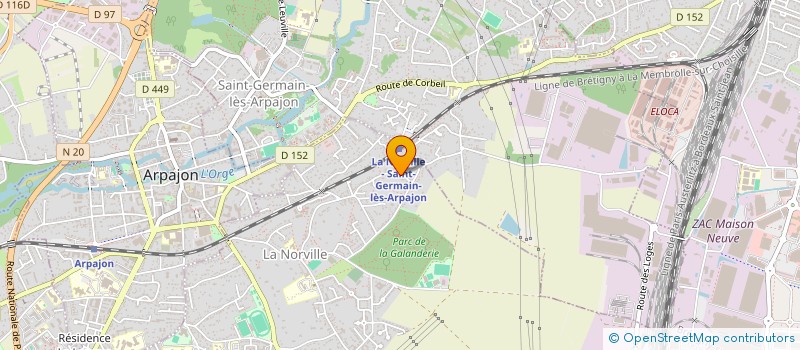 localisation de l'entreprise M.F.C  LA NORVILLE