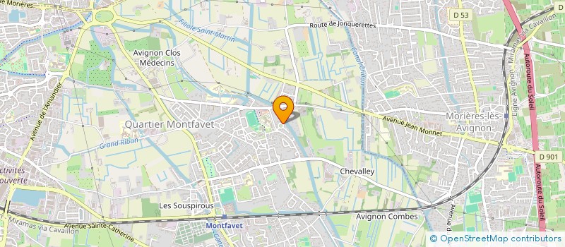 localisation de l'entreprise M&F CONSULTING  AVIGNON