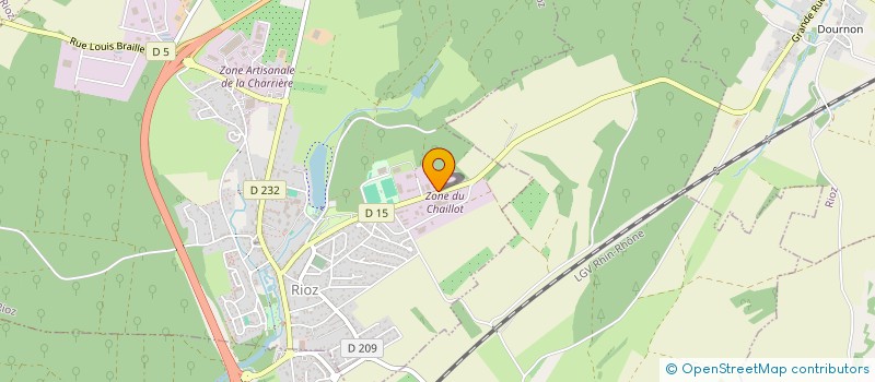 localisation de l'entreprise M F D  RIOZ