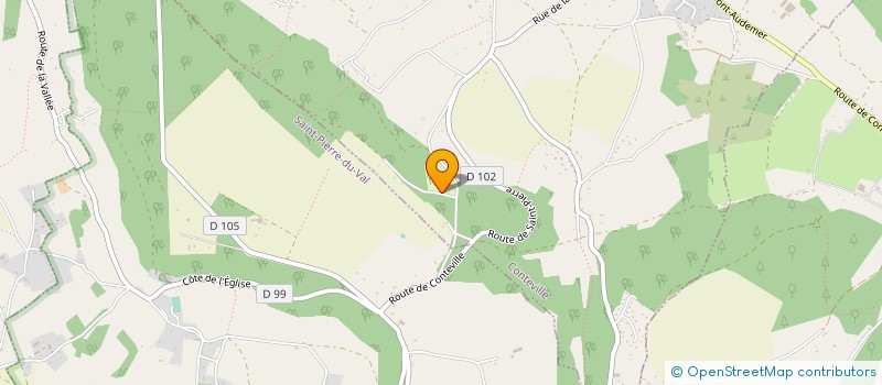 localisation de l'entreprise M.F.D  CONTEVILLE