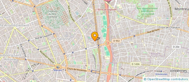 localisation de l'entreprise M.F.D  PARIS