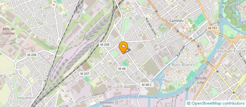 localisation de l'entreprise M.F. DECO RENOV à LILLE