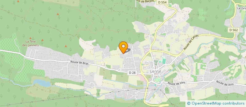 localisation de l'entreprise M & F FAMILY  LE VAL