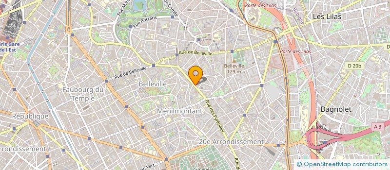 localisation de l'entreprise M F H  PARIS