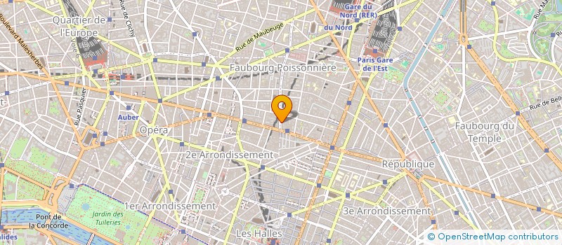 localisation de l'entreprise M F I  PARIS