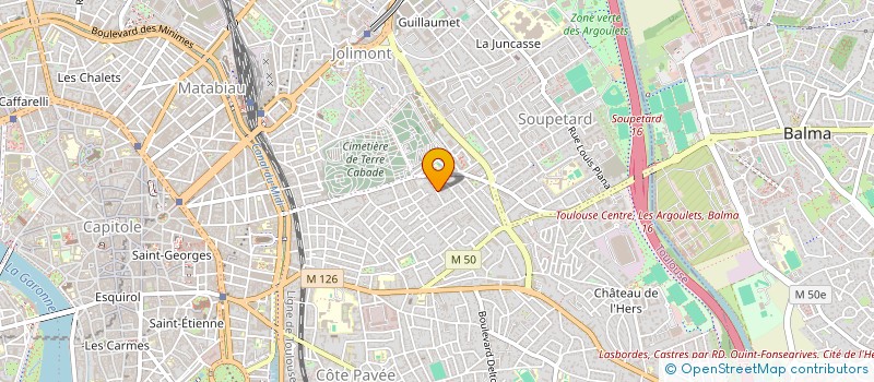localisation de l'entreprise M.F IMMOBILIER à TOULOUSE