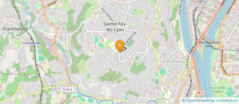 localisation de l'entreprise M. F. INSTRUMENTATION à SAINTE-FOY-LES-LYON