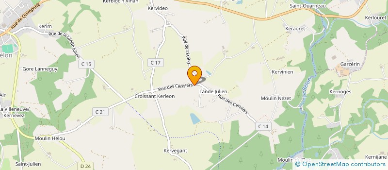 localisation de l'entreprise M&F INVESTISSEMENT  RIEC-SUR-BELON