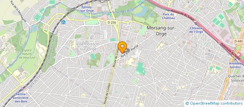 localisation de l'entreprise M.F. INVESTISSEMENTS à MORSANG-SUR-ORGE