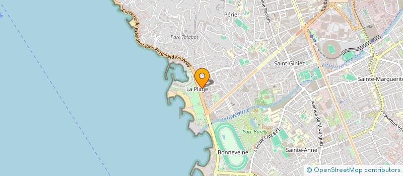 localisation de l'entreprise M F M à MARSEILLE