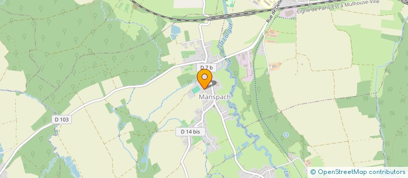 localisation de l'entreprise M.F.M  MANSPACH