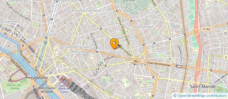 localisation de l'entreprise M.F.P  PARIS