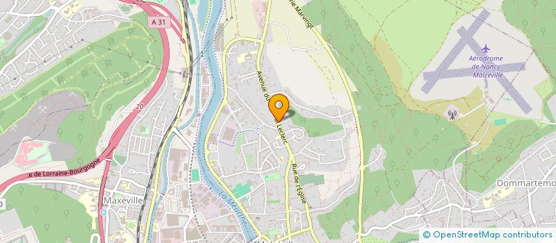 localisation de l'entreprise M.F.P.I.  MALZEVILLE