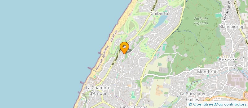 localisation de l'entreprise M.F.P IMMO  ANGLET