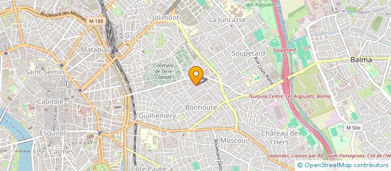 localisation de l'entreprise M.F PATRIMOINE à TOULOUSE