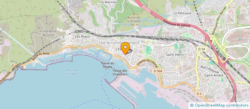 localisation de l'entreprise M.F. PAYSAGISTE à MARSEILLE