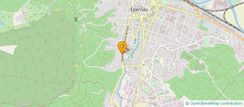 localisation de l'entreprise M.F PETIT  ESTERNAY