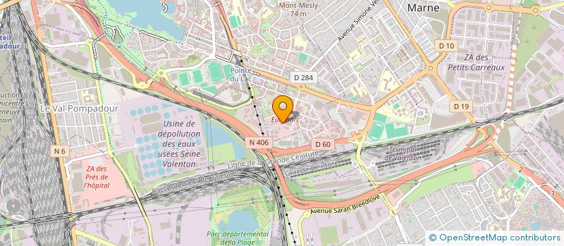 localisation de l'entreprise M F R PRO  CRETEIL