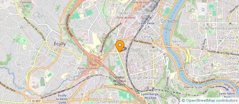 localisation de l'entreprise M F S  LYON