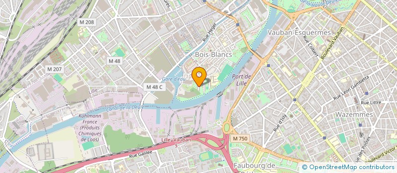 localisation de l'entreprise M.F.S  LILLE