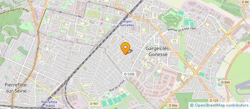 localisation de l'entreprise M.F.T à GARGES-LES-GONESSE