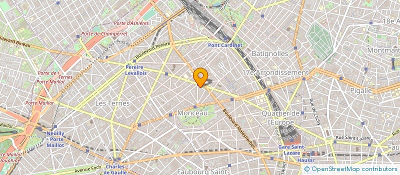 localisation de l'entreprise M.F.T.L.  PARIS