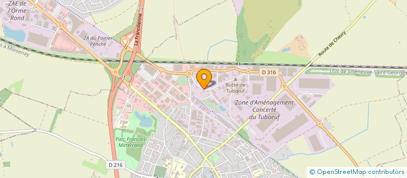 localisation de l'entreprise M.FABRICATION  BRIE-COMTE-ROBERT