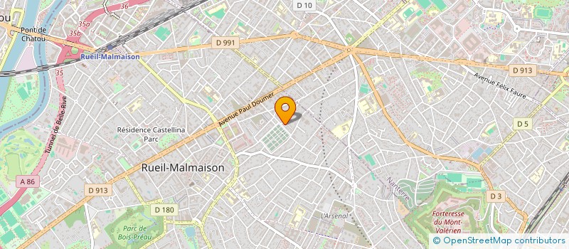 localisation de l'entreprise M FAKTORY à RUEIL-MALMAISON