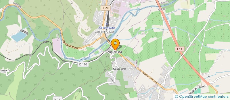 localisation de l'entreprise M FALCUCCI à MONTE