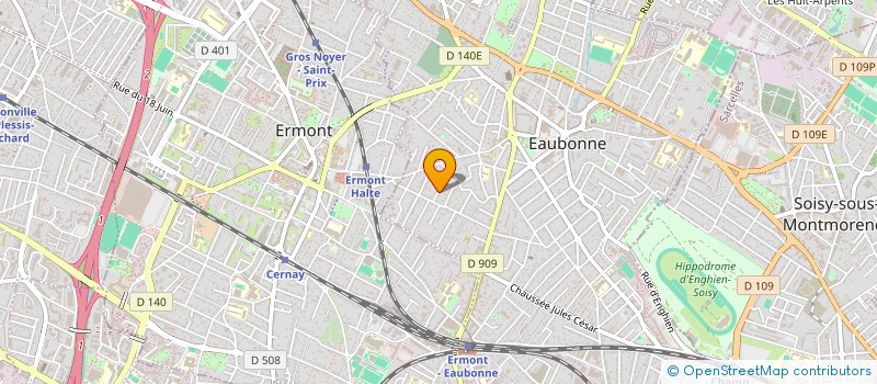 localisation de l'entreprise M. FERNANDES à EAUBONNE