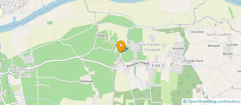 localisation de l'entreprise M@FIBRE  SAINT-PARDON-DE-CONQUES