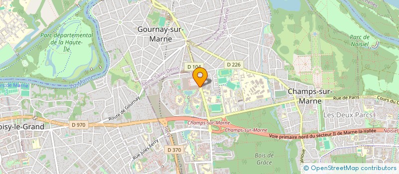 localisation de l'entreprise M-FINANK  CERGY