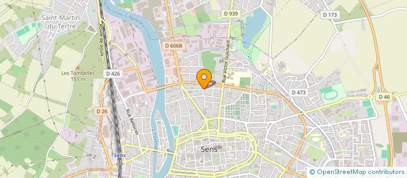 localisation de l'entreprise M. FIVE à SENS