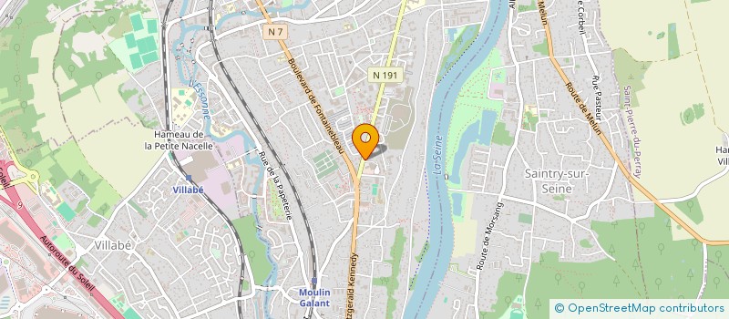 localisation de l'entreprise M FLYNT à CORBEIL-ESSONNES