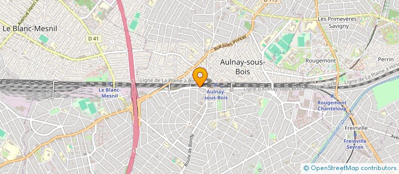 localisation de l'entreprise M FOOD DISTRIBUTION 78 à AULNAY-SOUS-BOIS