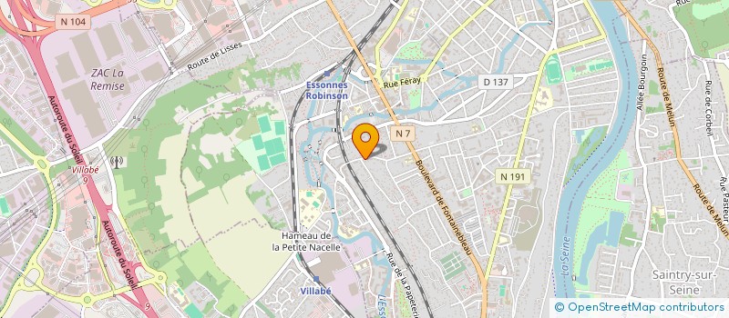 localisation de l'entreprise M-FORT à CORBEIL-ESSONNES