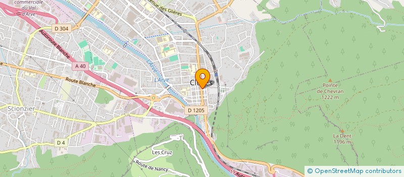 localisation de l'entreprise M&FP  CLUSES