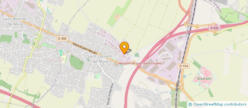 localisation de l'entreprise M FRANCE  SAINT-LAURENT-DE-MURE