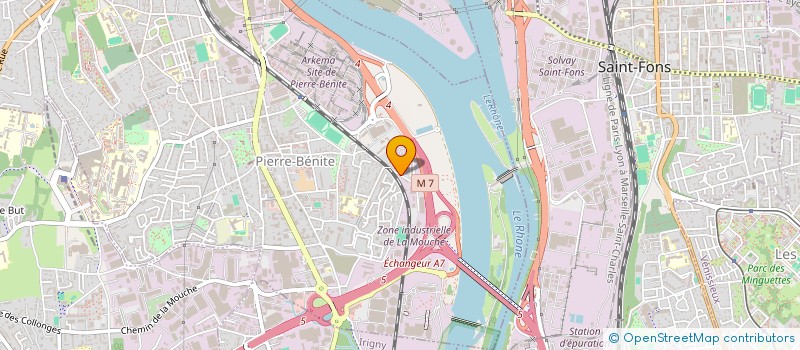 localisation de l'entreprise M FUNTASTIC CRUISES  OULLINS-PIERRE-BENITE