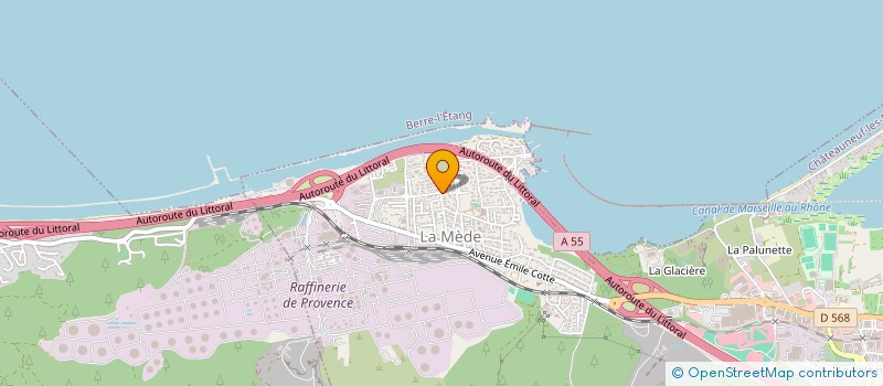 localisation de l'entreprise M. G. 13 à CHATEAUNEUF-LES-MARTIGUES