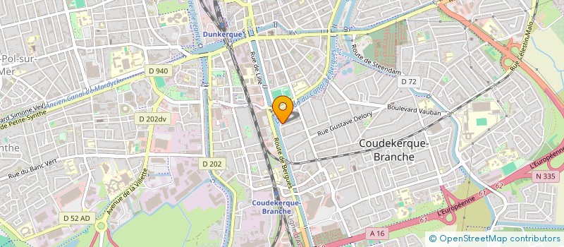 localisation de l'entreprise M G  COUDEKERQUE-BRANCHE